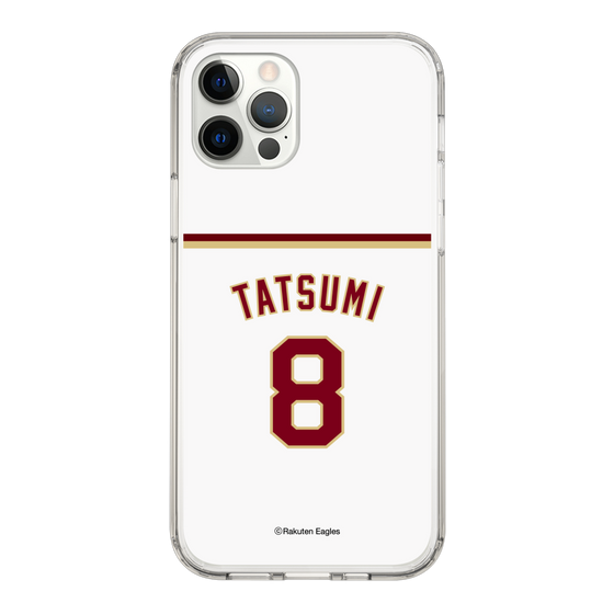 スリムプロテクションケース［ 楽天イーグルス - #8 Tatsumi - ホーム ］