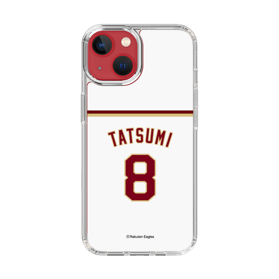 スリムプロテクションケース［ 楽天イーグルス - #8 Tatsumi - ホーム ］
