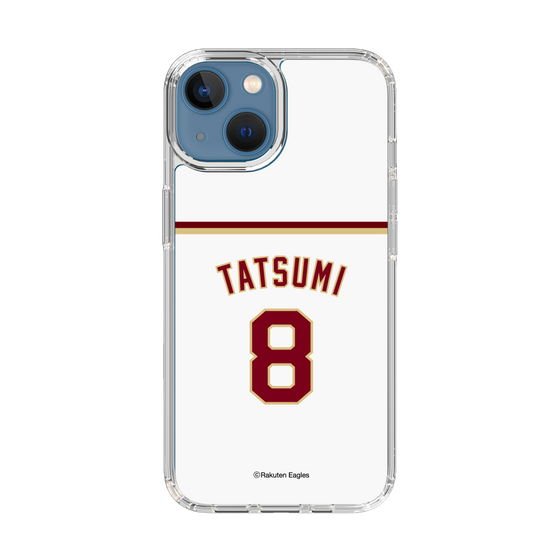 スリムプロテクションケース［ 楽天イーグルス - #8 Tatsumi - ホーム ］