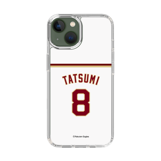 スリムプロテクションケース［ 楽天イーグルス - #8 Tatsumi - ホーム ］