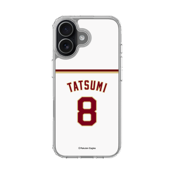 スリムプロテクションケース［ 楽天イーグルス - #8 Tatsumi - ホーム ］