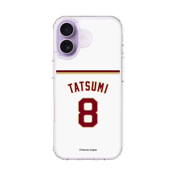 スリムプロテクションケース［ 楽天イーグルス - #8 Tatsumi - ホーム ］
