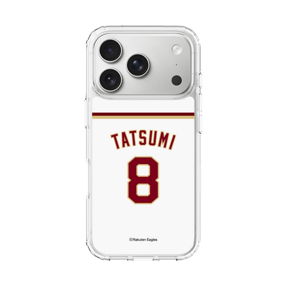スリムプロテクションケース［ 楽天イーグルス - #8 Tatsumi - ホーム ］