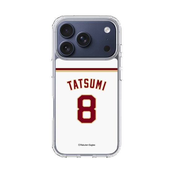 スリムプロテクションケース［ 楽天イーグルス - #8 Tatsumi - ホーム ］