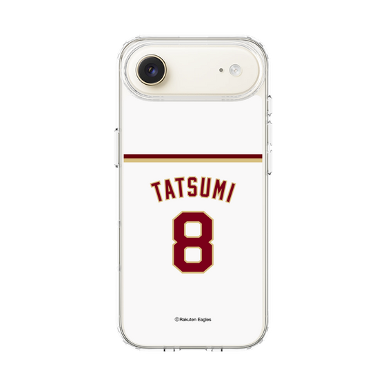 スリムプロテクションケース［ 楽天イーグルス - #8 Tatsumi - ホーム ］