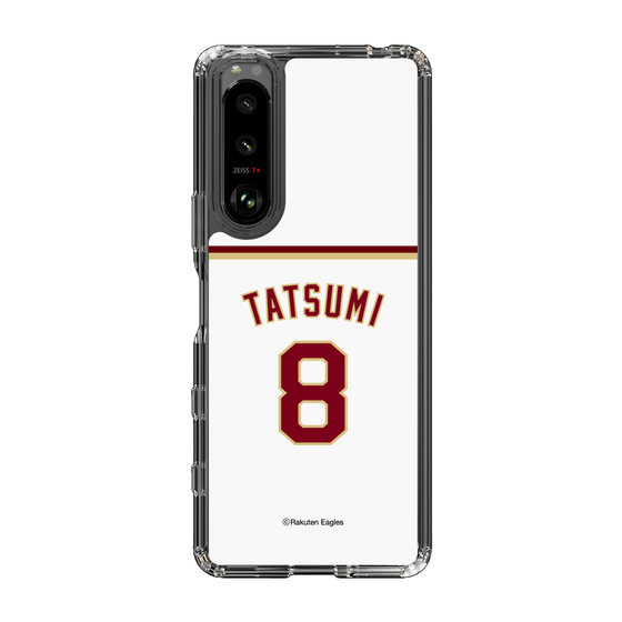 スリムプロテクションケース［ 楽天イーグルス - #8 Tatsumi - ホーム ］