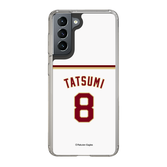 スリムプロテクションケース［ 楽天イーグルス - #8 Tatsumi - ホーム ］