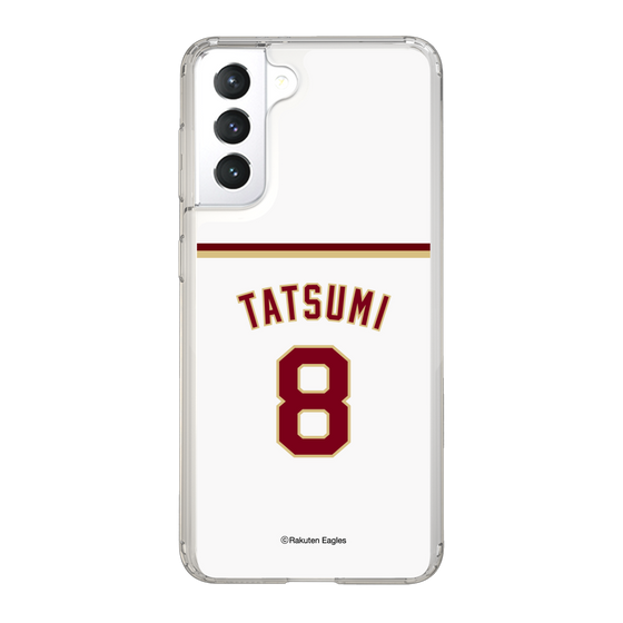 スリムプロテクションケース［ 楽天イーグルス - #8 Tatsumi - ホーム ］