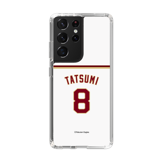 スリムプロテクションケース［ 楽天イーグルス - #8 Tatsumi - ホーム ］