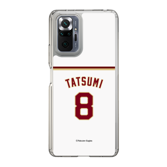 スリムプロテクションケース［ 楽天イーグルス - #8 Tatsumi - ホーム ］