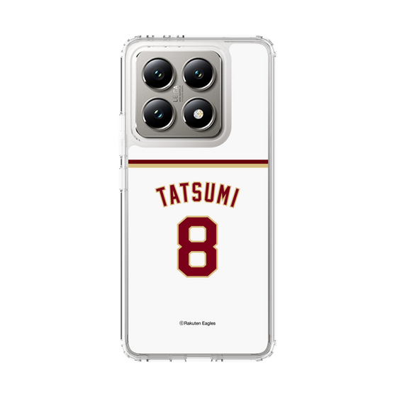 スリムプロテクションケース［ 楽天イーグルス - #8 Tatsumi - ホーム ］