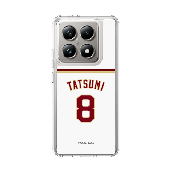 スリムプロテクションケース［ 楽天イーグルス - #8 Tatsumi - ホーム ］