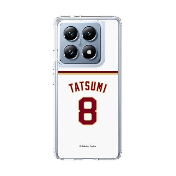 スリムプロテクションケース［ 楽天イーグルス - #8 Tatsumi - ホーム ］