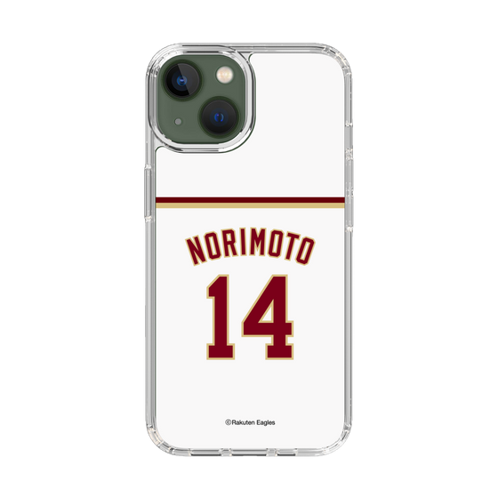 スリムプロテクションケース［ 楽天イーグルス - #14 Norimoto - ホーム ］