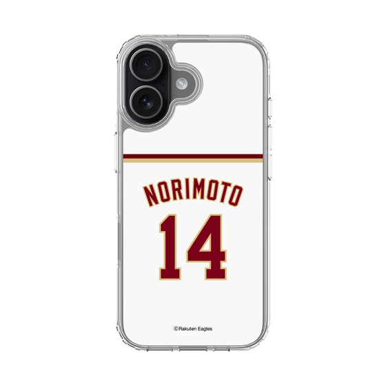 スリムプロテクションケース［ 楽天イーグルス - #14 Norimoto - ホーム ］