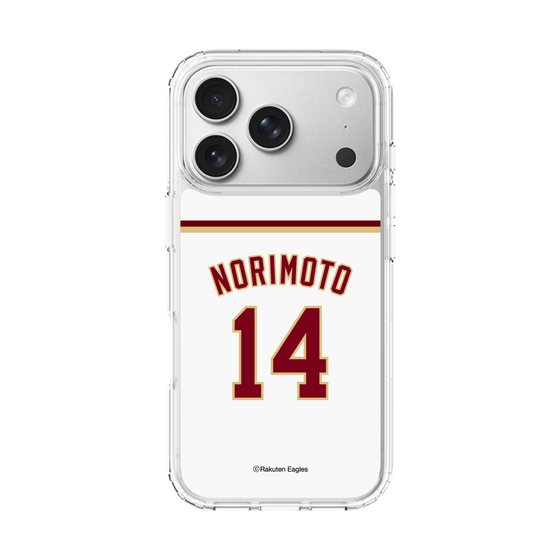 スリムプロテクションケース［ 楽天イーグルス - #14 Norimoto - ホーム ］