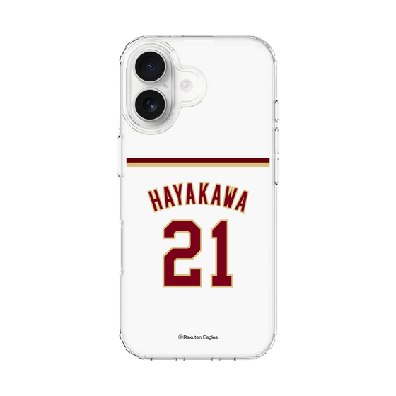スリムプロテクションケース［ 楽天イーグルス - #21 Hayakawa - ホーム ］