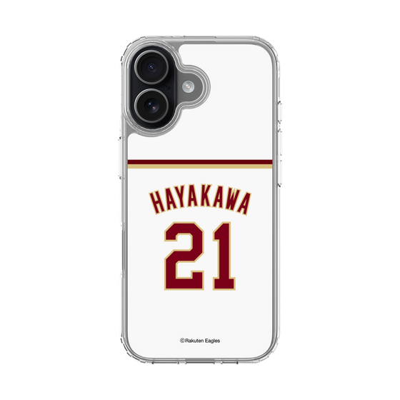 スリムプロテクションケース［ 楽天イーグルス - #21 Hayakawa - ホーム ］