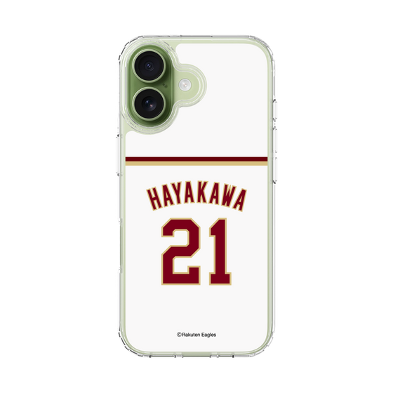 スリムプロテクションケース［ 楽天イーグルス - #21 Hayakawa - ホーム ］