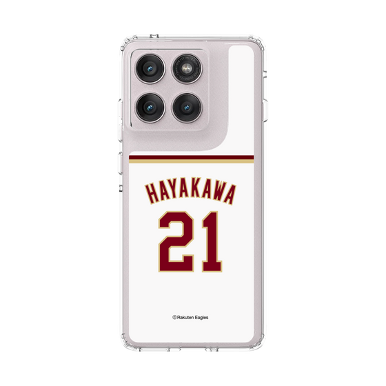 スリムプロテクションケース［ 楽天イーグルス - #21 Hayakawa - ホーム ］