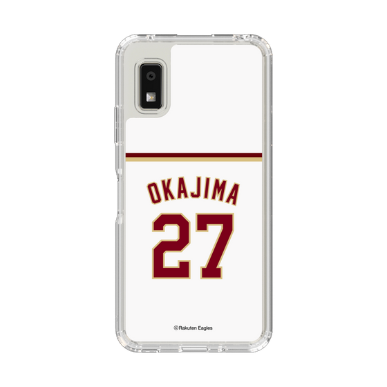 スリムプロテクションケース［ 楽天イーグルス - #27 Okajima - ホーム ］
