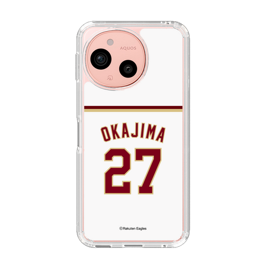 スリムプロテクションケース［ 楽天イーグルス - #27 Okajima - ホーム ］