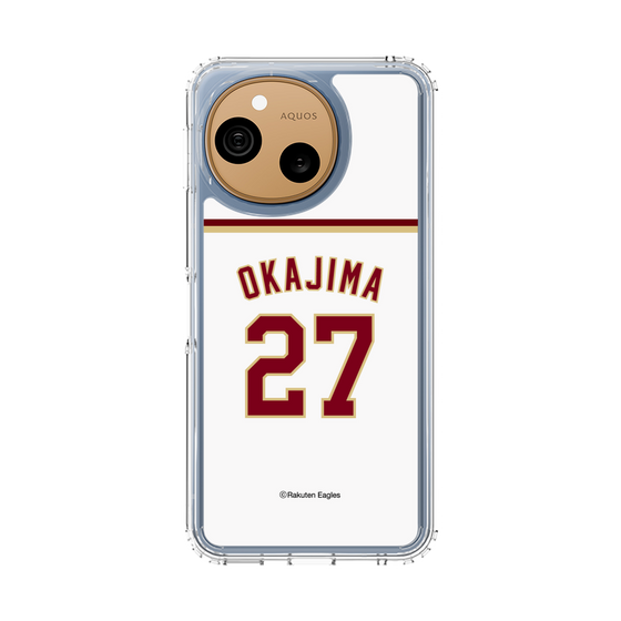 スリムプロテクションケース［ 楽天イーグルス - #27 Okajima - ホーム ］