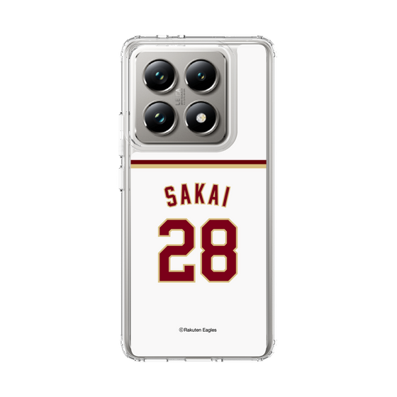 スリムプロテクションケース［ 楽天イーグルス - #28 Sakai - ホーム ］