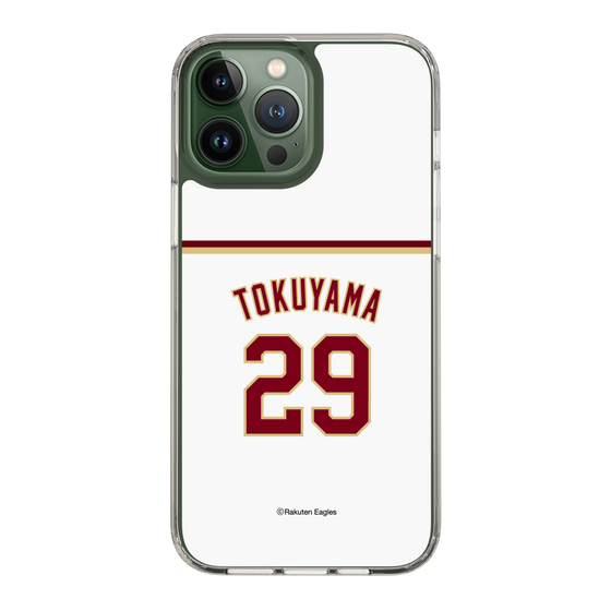 スリムプロテクションケース［ 楽天イーグルス - #29 Tokuyama - ホーム ］