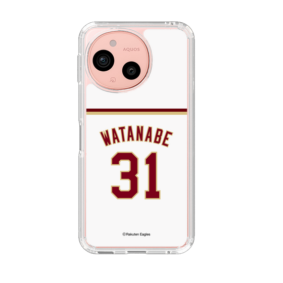 スリムプロテクションケース［ 楽天イーグルス - #31 Watanabe - ホーム ］