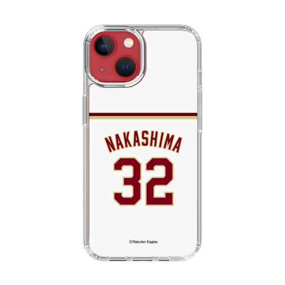 スリムプロテクションケース［ 楽天イーグルス - #32 Nakashima - ホーム ］