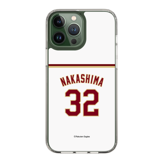 スリムプロテクションケース［ 楽天イーグルス - #32 Nakashima - ホーム ］
