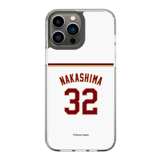 スリムプロテクションケース［ 楽天イーグルス - #32 Nakashima - ホーム ］