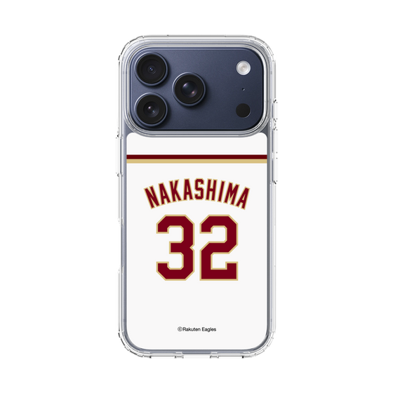 スリムプロテクションケース［ 楽天イーグルス - #32 Nakashima - ホーム ］
