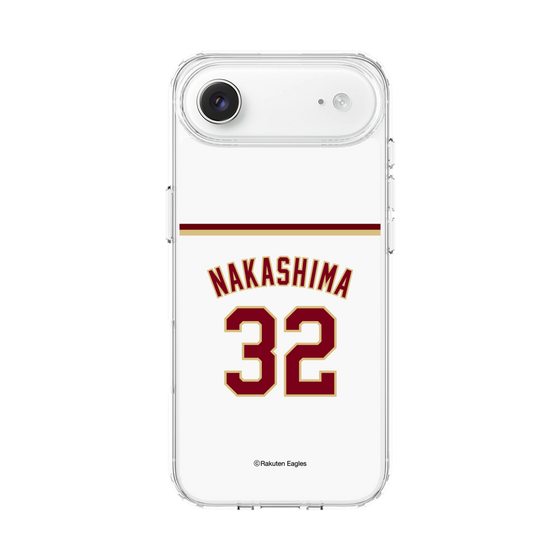 スリムプロテクションケース［ 楽天イーグルス - #32 Nakashima - ホーム ］