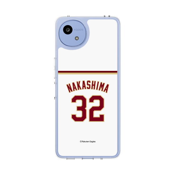 スリムプロテクションケース［ 楽天イーグルス - #32 Nakashima - ホーム ］
