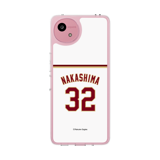 スリムプロテクションケース［ 楽天イーグルス - #32 Nakashima - ホーム ］