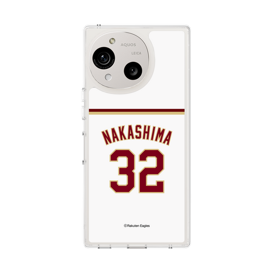 スリムプロテクションケース［ 楽天イーグルス - #32 Nakashima - ホーム ］
