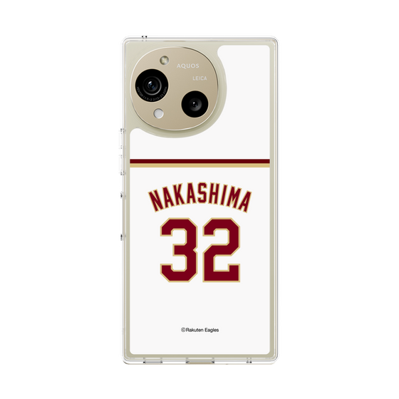スリムプロテクションケース［ 楽天イーグルス - #32 Nakashima - ホーム ］