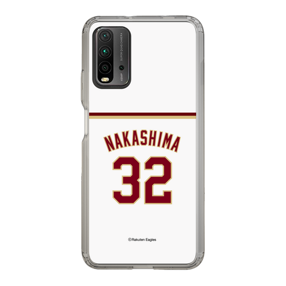スリムプロテクションケース［ 楽天イーグルス - #32 Nakashima - ホーム ］