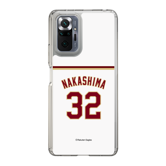 スリムプロテクションケース［ 楽天イーグルス - #32 Nakashima - ホーム ］