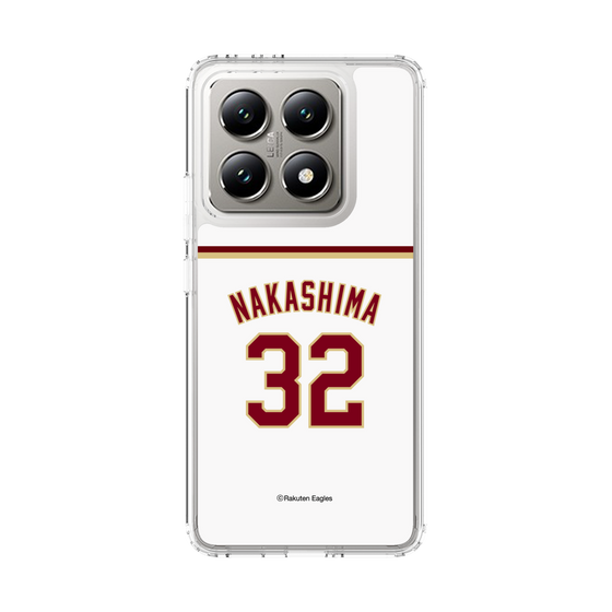 スリムプロテクションケース［ 楽天イーグルス - #32 Nakashima - ホーム ］