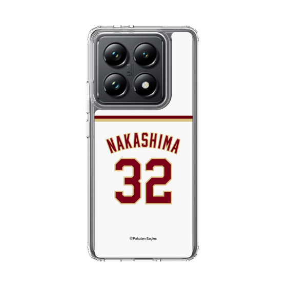 スリムプロテクションケース［ 楽天イーグルス - #32 Nakashima - ホーム ］