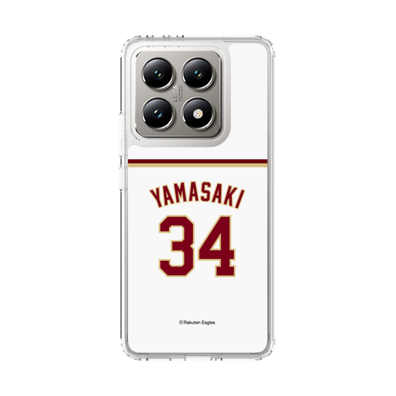 スリムプロテクションケース［ 楽天イーグルス - #34 Yamasaki - ホーム ］