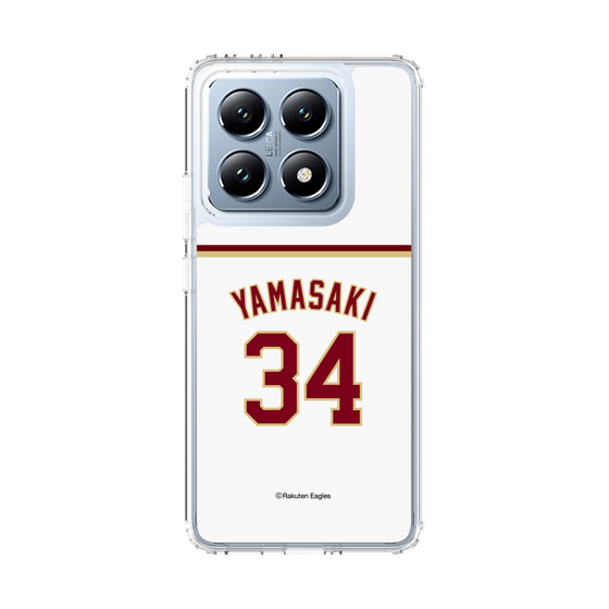 スリムプロテクションケース［ 楽天イーグルス - #34 Yamasaki - ホーム ］