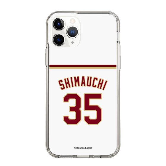 スリムプロテクションケース［ 楽天イーグルス - #35 Shimauchi - ホーム ］
