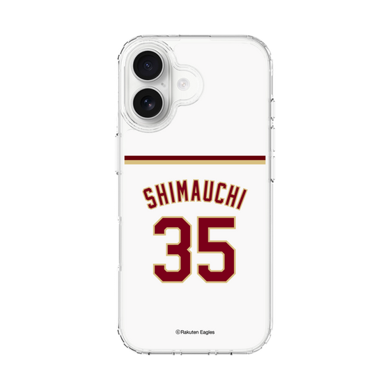 スリムプロテクションケース［ 楽天イーグルス - #35 Shimauchi - ホーム ］