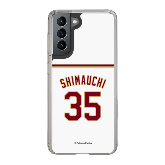スリムプロテクションケース［ 楽天イーグルス - #35 Shimauchi - ホーム ］