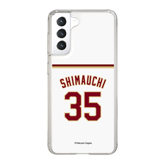 スリムプロテクションケース［ 楽天イーグルス - #35 Shimauchi - ホーム ］