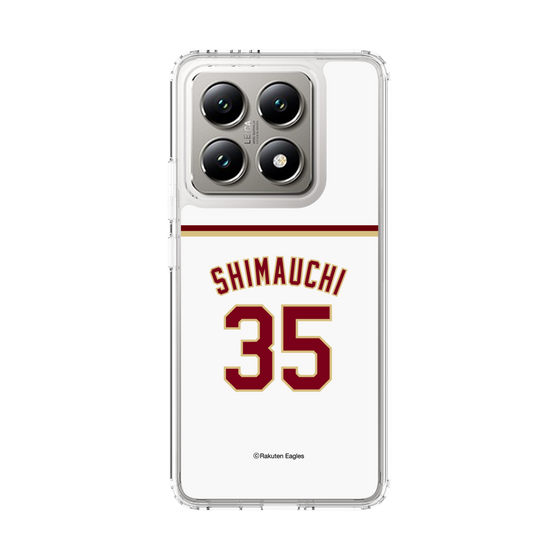 スリムプロテクションケース［ 楽天イーグルス - #35 Shimauchi - ホーム ］